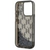 Etui Karl Lagerfeld Liquide Glitter      Monogram Gradient do iPhone 15 Pro czarny
